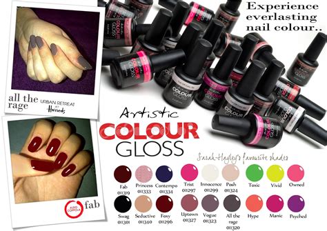 artistic colour gel polish|artistic colour gloss color chart.